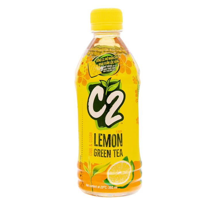 Trà C2 hương chanh (455ml)